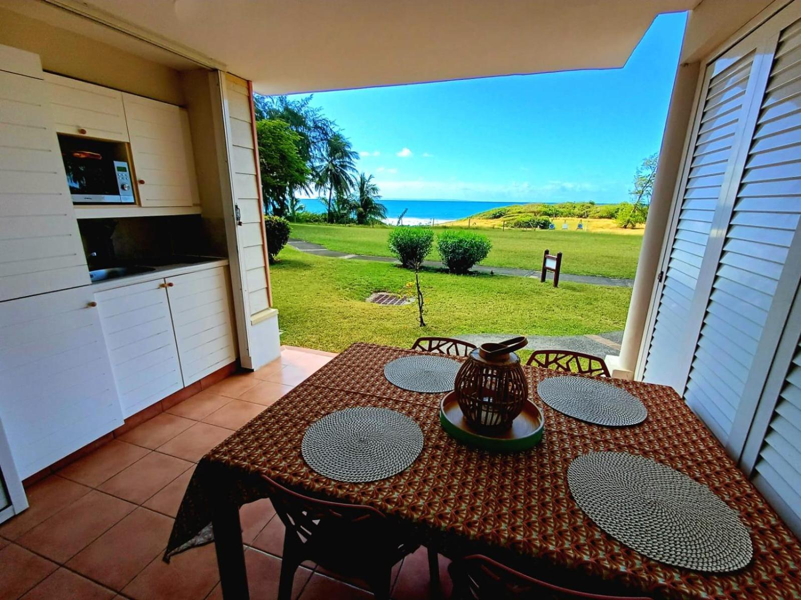 Studio Ti Karanbol Rdc Vue Mer Dans Residence De Tourisme Sainte-Anne (Grande-Terre) Exterior foto